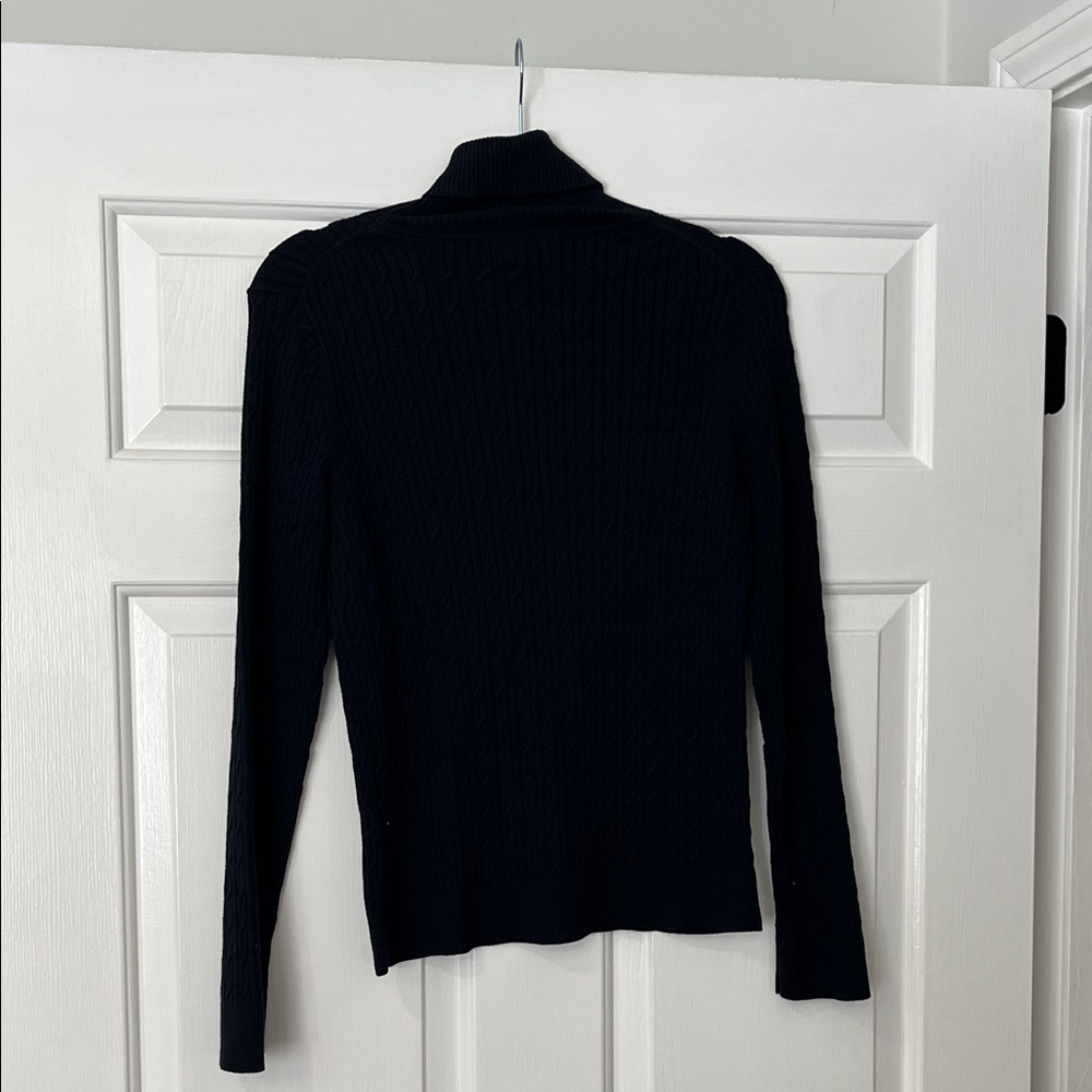 Talbots Black Long Sleeve Turtleneck - Picture 6 of 7